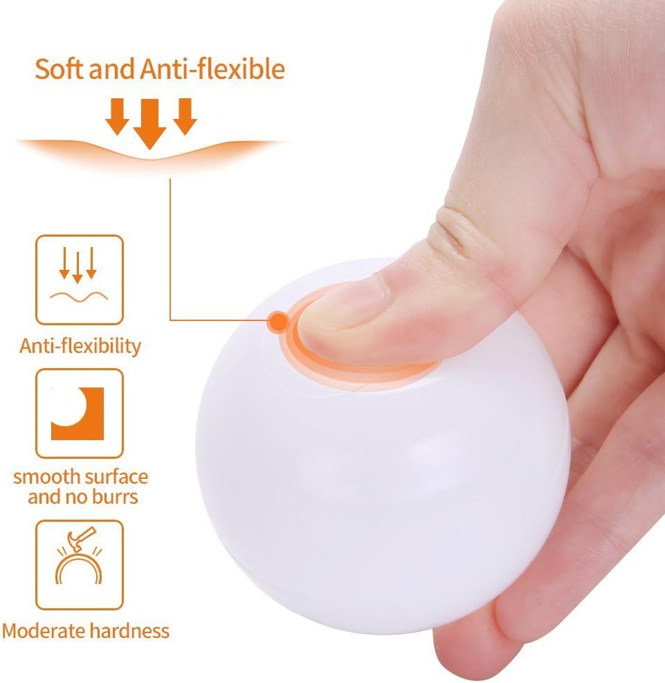 Wonder Space Soft Pit Balls - 100 balls / Pure - White - image 2