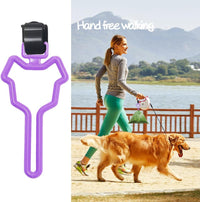 Dog Poop Bag Holder, Waste Bag Holder, Dog Poop Bag Carrier - Purple / 10 Count (Pack of 1) - image 2