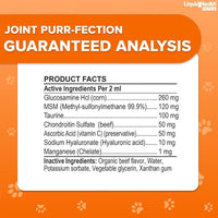 LIQUIDHEALTH Pets K9 Glucosamine Chondroitin Supplement for Dogs & Puppies & Joint Purr-Fection Hip & Joint Glucosamine Drops for Cats & Kittens - Pet Health Supplement Bundle for Mobility, USA Made