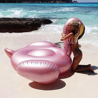 Jasonwell Giant Inflatable Flamingo Swan Pegasus Pool Float Summer - Rose Pink / 3X-Large - image 2