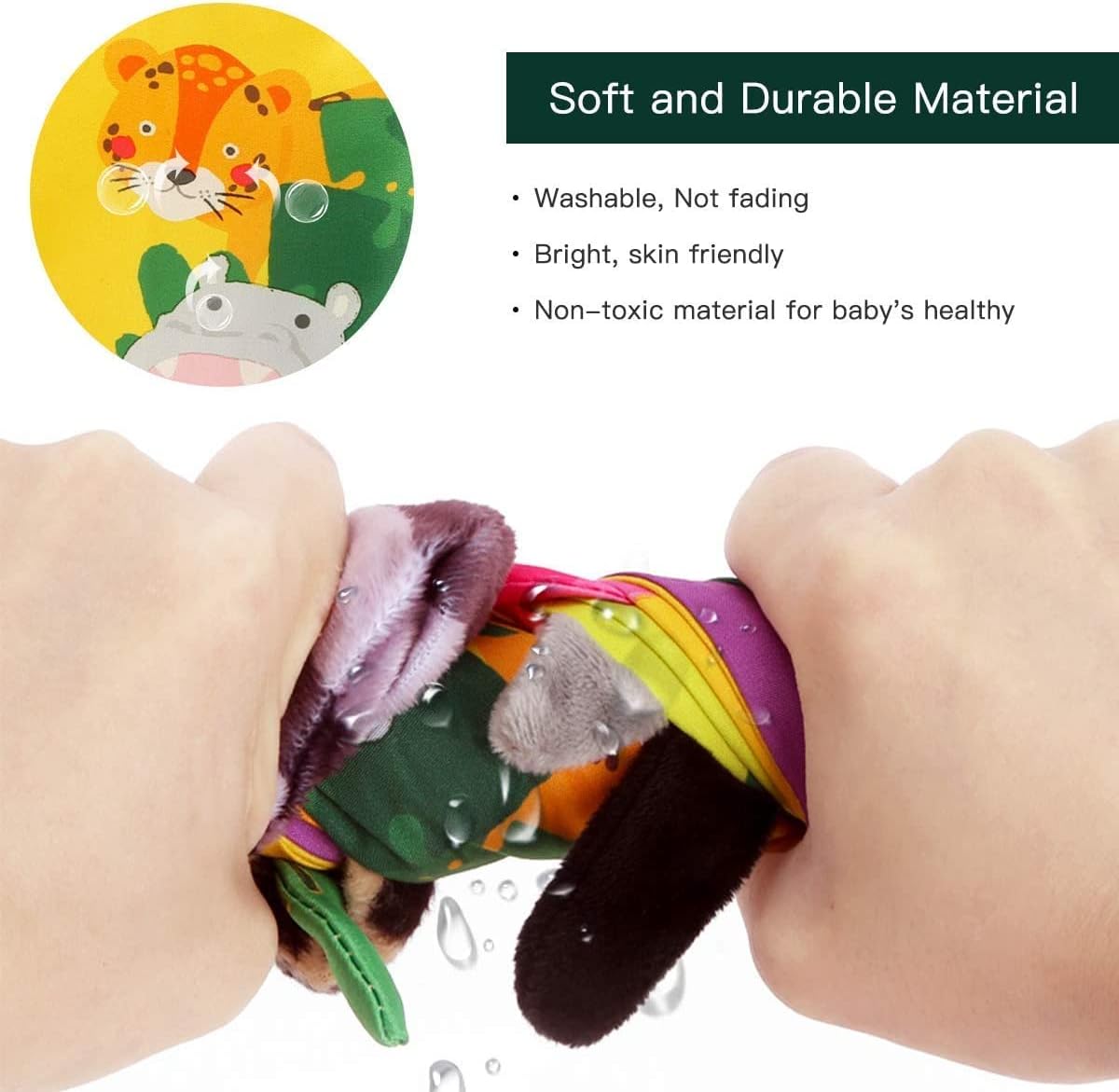 beiens Baby Books Toys, Tummy Time Touch and Feel Sensory Toys for Infant – Fun for Kids & Family - 3 IN 1 - image 4