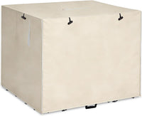 Dog Kennel Cover, Dog Crate Cover 48 Inch for Wire Dog Cages - 42.0"L x 28.0"W x 30.0"H / Beige