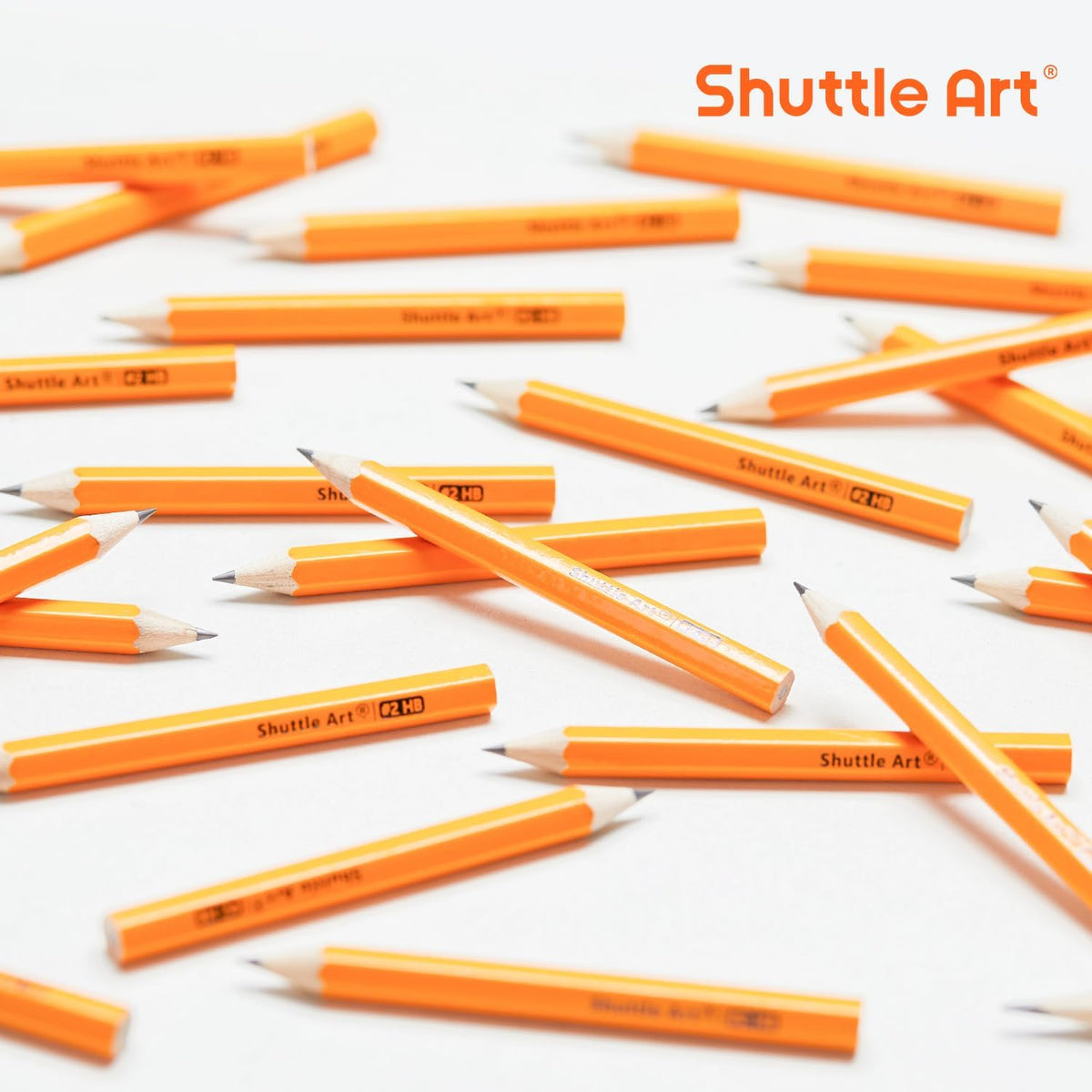 Shuttle Art 360 Pack #2 HB Golf Pencils - Yellow / 600 - image 4