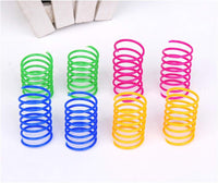 Cat Spring Toy, Cat Kittens Toys Plastic Coil Spiral Springs for Swatting, Biting, Hunting - image 3