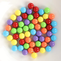 Witlans 80 acrylic Chinese checker replacement marbles in eight colors with storage jar - view 5