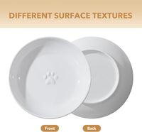 Elevated Cat Bowls, Cat Food and Water Bowl Set - White / 3 Bowls - image 4