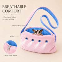 Cat Sling Carrier for Cats and Kittens - Pink-Small - image 3