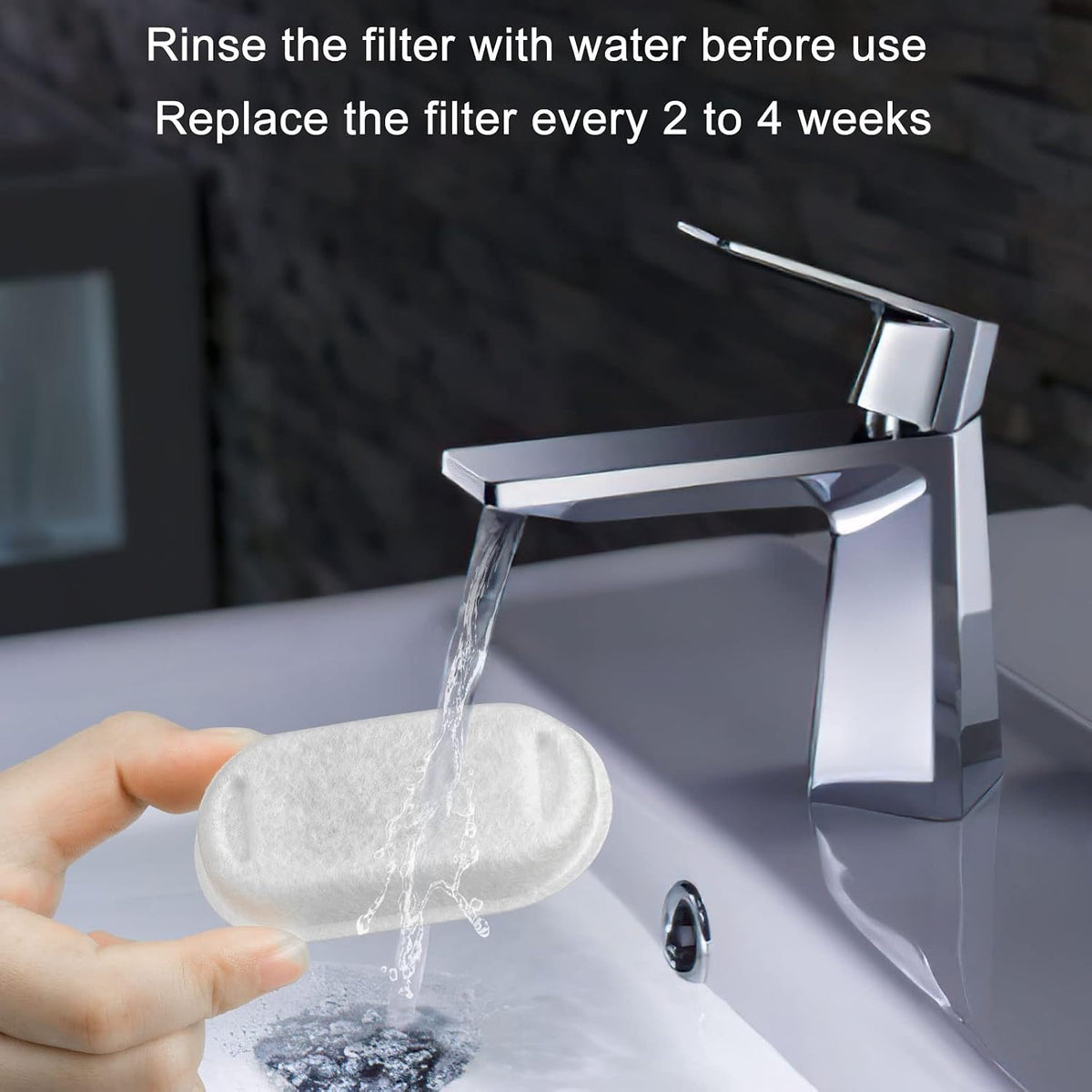 Cat Water Fountain Filter Replacement 16 Pack - 8+8 - image 3