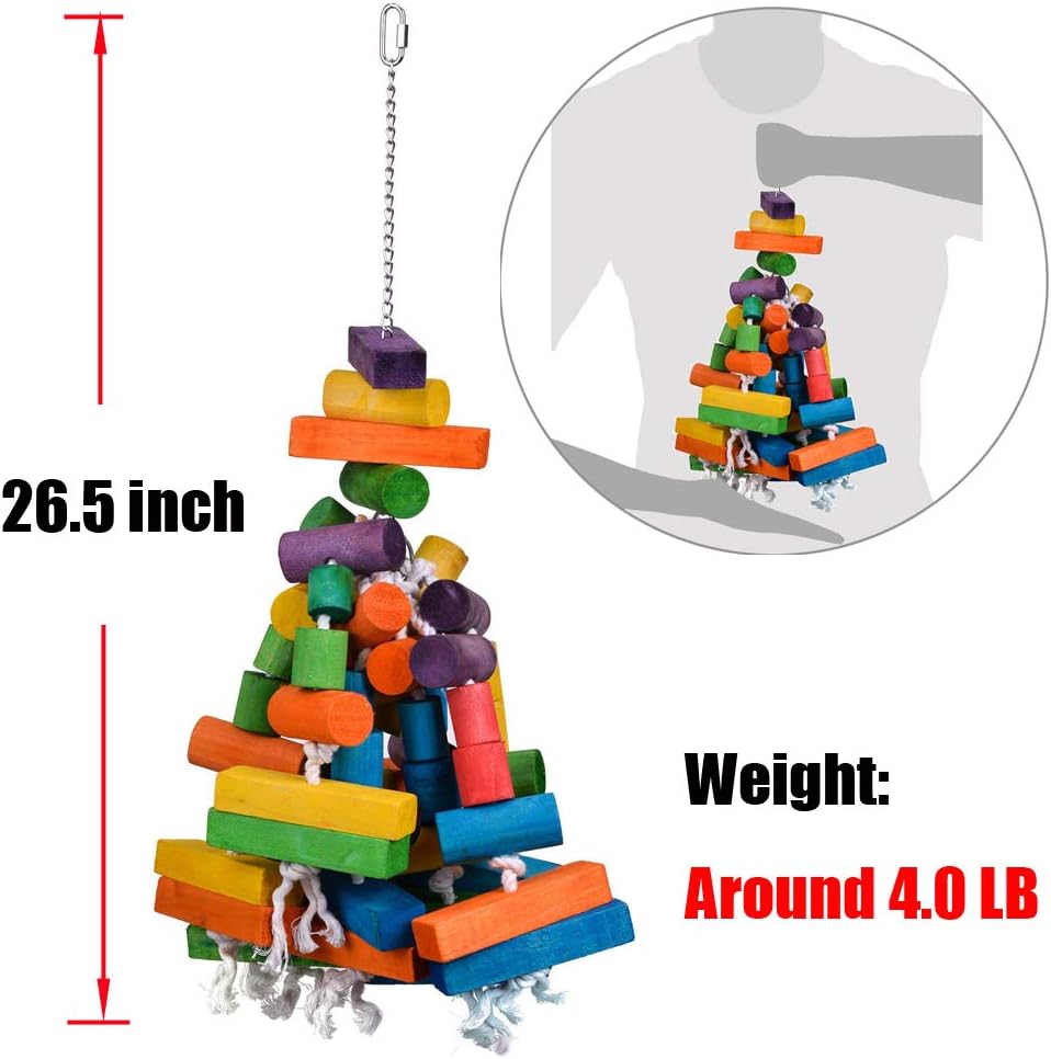 KINTOR Large Parrot Chew Toy - 26.5inch Long - image 4