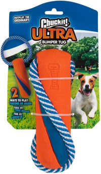 Chuckit! Ultra Bumper Tug Dog Toy, Orange, Medium