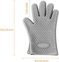 Pet Hair Remover Gloves - Sticker Gloves Clean Pet Hair on Furniture with Ease, Suitable for Soft and Irregular Surfaces. Such as Sofas, Pillows, Mattresses, Cat Trees. (Silicone, Grey(2 PCS)