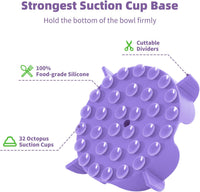 Jaoul Slow Feeder Dog Bowls Insert - Cuttable X-Large(7 inch) / Purple - image 3