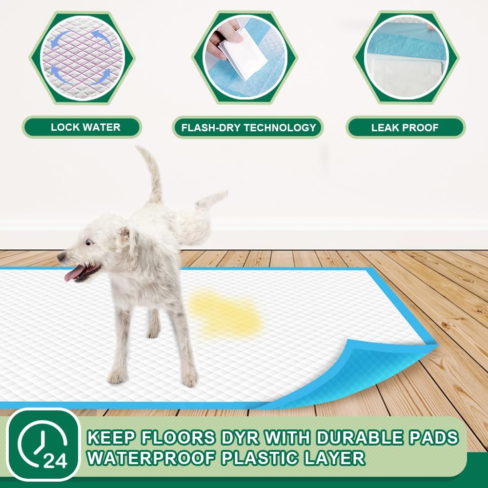 100 Count Large Dog & Cat Puppy Pee Pads - 22" x 23" (50 Count) - image 4