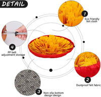 AWOOF Pet Snuffle Mat for Dogs - yellow - image 4