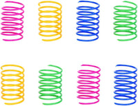 Cat Spring Toy, Cat Kittens Toys Plastic Coil Spiral Springs for Swatting, Biting, Hunting