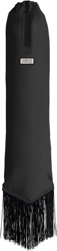 Harrison Howard Smooth Lightweight Adjustable Fastener Nylon Horse Tail Bag with Fringe