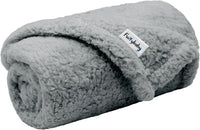 Pet Blanket, Soft Warm Sherpa Fleece Bed Blanket for Small Pets – Essentials for Cats - Grey Blanket / 24x32in (pack of 1)
