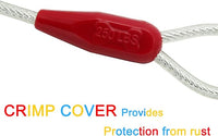 Petest 40ft Reflective Tie-Out Cable for Super Dogs Up to 250 Pounds