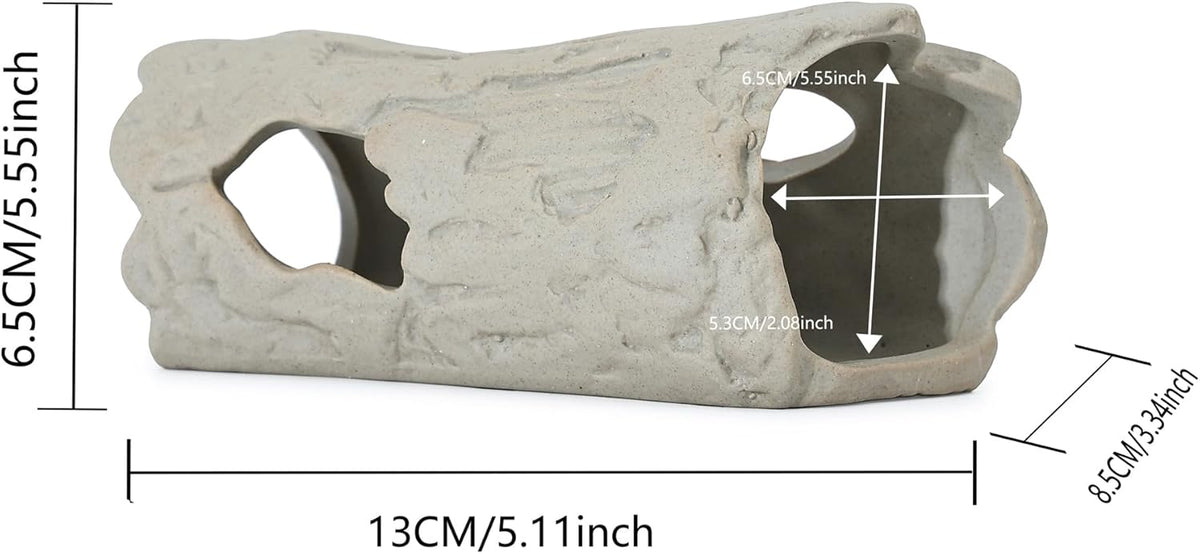 Aquarium Rock Smooth Cave Decor for Shrimp Cichlid Hiding – Essentials for Fish - Rock201 - image 2
