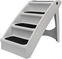 PetSafe CozyUp Folding Dog Stairs - Sofa - 20 Inches Tall / Gray