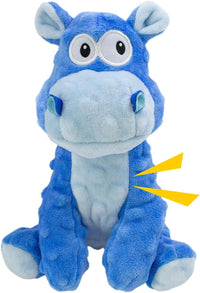 Squeaky Stuffed Dog Toys, Chew Dog for Large Medium Small Breeds – Essentials for Dogs - Blue