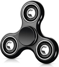 SCIONE Fidget Spinner Toy 1 Pack - Black