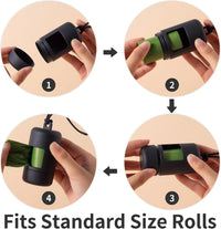 SLSON 3Pack Dog Poop Bag Holder for Leash Lightweight Pet Waste Bag - image 4
