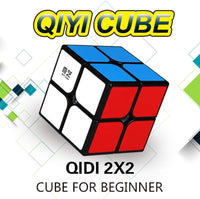 Qiyi Qidi Speed Cube 2x2, Smooth Bright-Light Sticker