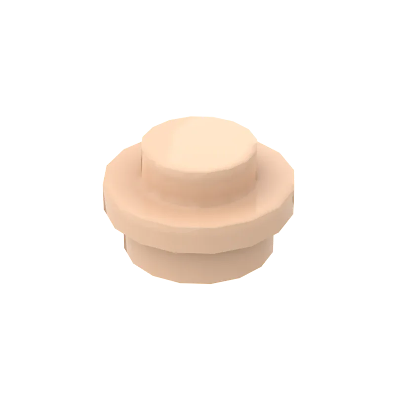 Skin White (Light Nougat) 4073 1x1 Round Plate Brick – Choose Quantity – LEGO® Compatible Bulk Lot - BIG FRENCHIES