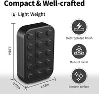 Fidget Toys Adults Magnetic Desk Toy Metal Fidgets Slider - Matte Black - image 2