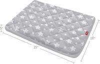 Waterproof Dog Bed Covers Replacement Lovely Grey Star Print - Grey Star / 16 x 25 x 5 inch - image 2