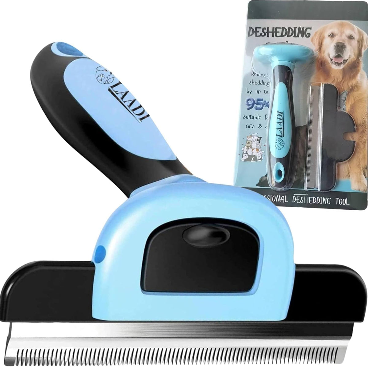 LAADI Deshedding Tool for Dogs and Cats