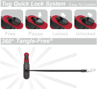 TUG Original Retractable Dog Leash - Red / Medium - image 3