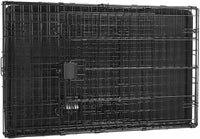 Amazon Basics Portable, Foldable Metal Wire Small Dog Crate with Removable Tray, Divider Panel - 36.0"L x 23.0"W x 25.0"H / Double Door w/ Divider - image 4