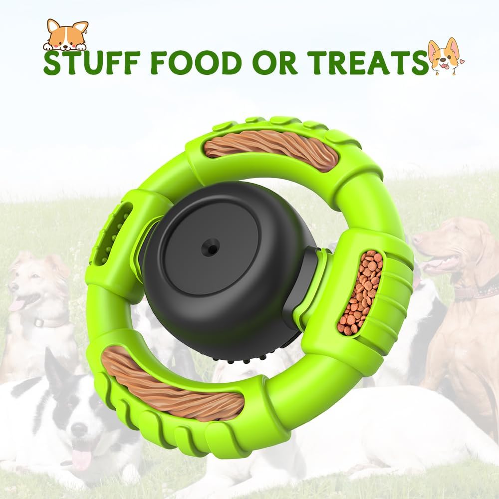 Dog Toys for Aggressive Chewers Large Medium Small Breed - Grass Green / Medium - image 2