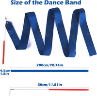 12PCS Red Dance Ribbons, Red Party Favors - Navy Blue 12PCS - image 4