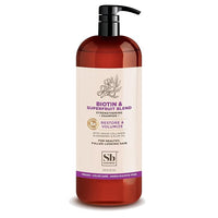 Soapbox Biotin Shampoo, Biotin & Collagen Super Fruit Shampoo for Thin, Fine, Thinning Hair | Volumizing & Repairing to Promote Hair Growth, Strength, Fullness, 1 Liter Pump Bottle