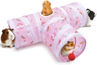 Bissap Collapsible Rabbit Tunnel - Small / Pink