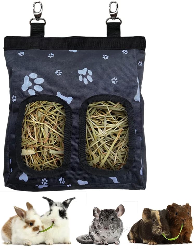 RIOUSSI Guinea Pig Hay Feeder - Blackpaws / M - 13"x9"x2"
