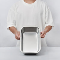 Kichwit 1.8 Gallons Large Dog Bowl, Stainless Steel Pan – Essentials for Dogs - 1.1 Gallons - image 2