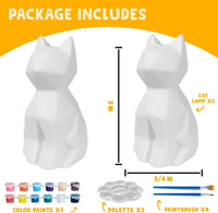 Goodyking Paint Your Own Cat Lamp Kit - Cat 2pcs - image 2