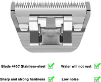 10# Dog Grooming Ceramic Blades, Compatible with Andis, Oster A5 - 10w-1.5mm / Silver - image 2