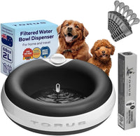 Filtered Portable Dog Water Dispenser - Shadow Pup Maxi + (6-Pack) Filters / Maxi (68 oz / 2L) / Hydration Kits