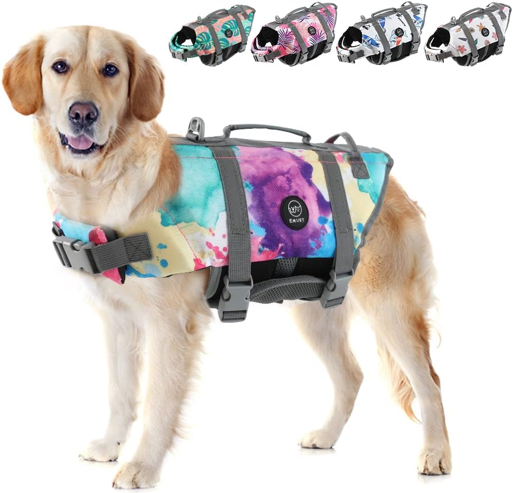 EMUST Dog Life Jacket, Waterproof, Breathable - XS / MultiColors