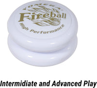 Yomega Fireball YoYo -HIGH Performance Responsive Transaxle Yoyo - White/Gold - image 3
