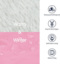 Dog Winter Coat with Harness Built in - XX-Large(Chest:35.4 in) / Pink - image 3