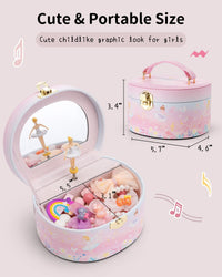 VLANDO Musical Jewelry Box for Girls - Fairy - image 3