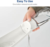 WePet Foldable Portable Dog Water Bottle Puppy Water Dispenser - #02 White / 19 oz - image 2