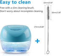 Water-Based Purifier Air Washer, Air Revitalizer & Freshener, Air Fresher with 7 LED Color Changing Light for Rooms (Blue)