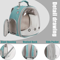 Bearded Dragon Travel Carrier, Lizards Carrier - Blue / Backpack - image 4